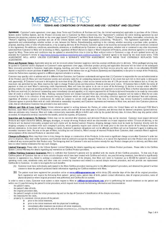 picture Invoice Template Word 30630 | Merz Aesthetics Device Terms And Conditions Of Purchase And Use 07 26 20