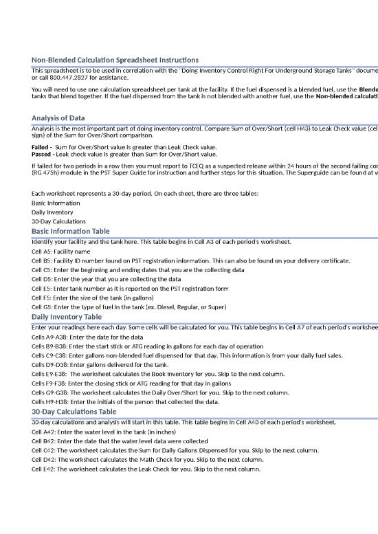 picture Excel Sheet Download 31255 | Non Blended 30 Day