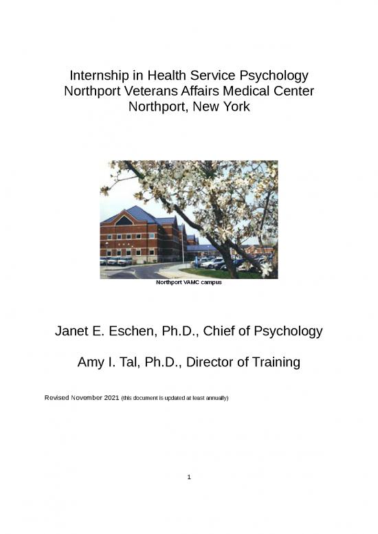 picture Health Flyer Template Word 30027 | Northport Va Psychology Internship Brochure 2021