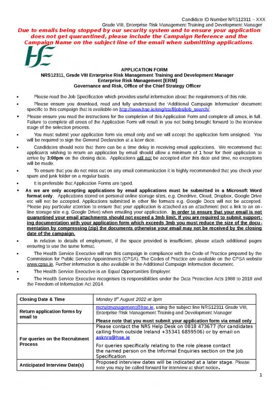 picture Job Search Spreadsheet 29586 | Nrs12311 Application Form