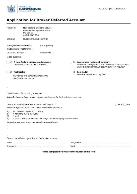picture_Certificate Word Format 29393 | Nzcs 613 Application For Broker Deferred Account