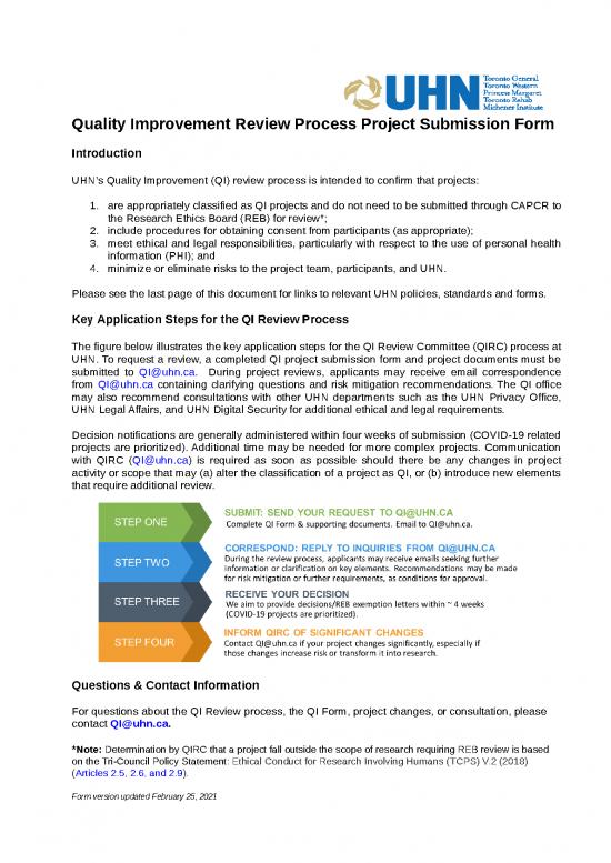 picture Process Improvement Presentation Example 29990 | Qi Submission Form