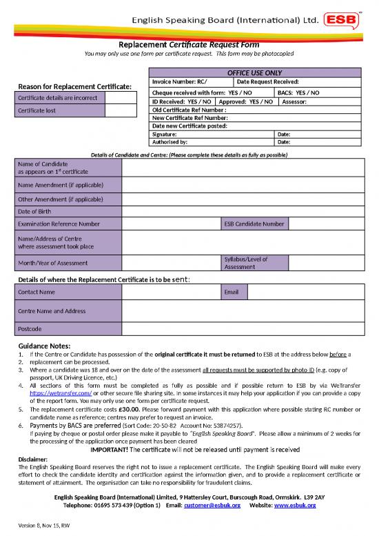 picture Certificate Word Format 30103 | Replacement Certificate Form