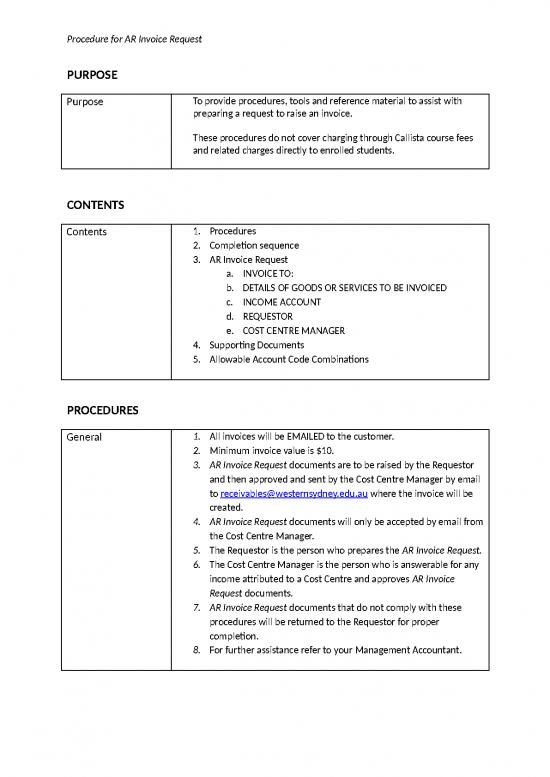 picture_Invoice Template Word 30717 | Request To Raise An Invoice Procedures