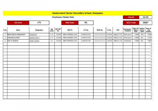 picture_Excel Sheet Download 30908 | Salary Slip New