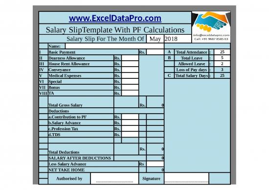 picture1_Salary Slip Format In Excel Free Download 30791 | Salary Slip With Provident Fund
