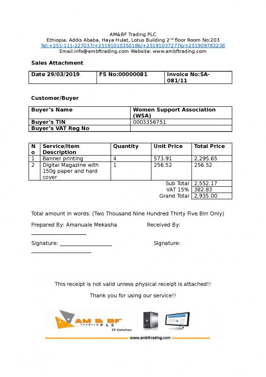 picture Receipt Template Word 30498 | Sales Attachment 2