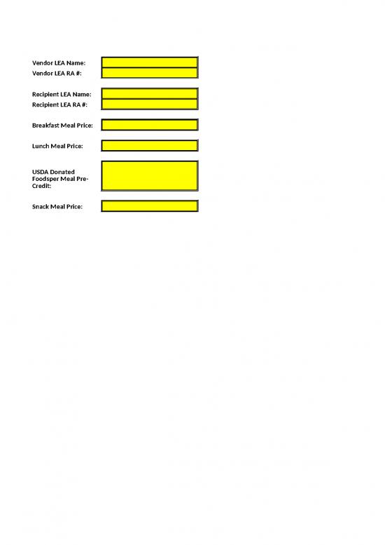 picture_Excel Sheet Download 31302 | Sample Vended Meal Monthly Invoice
