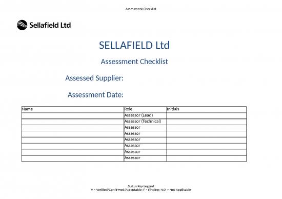 picture Excel Sheet Download 31263 | Scq Assessment Checklist And Scoring Template Es 5394 2 General Fabrication