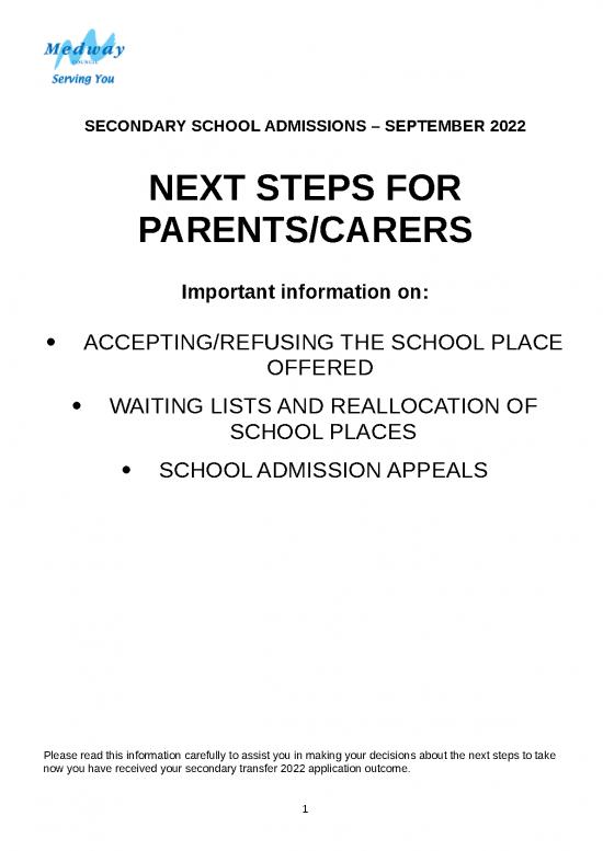 picture Information Flyer Template Free 29683 | Secondary Admissions 2022 Next Steps Guide