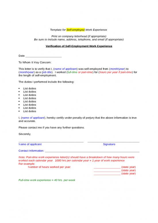 picture Work Spreadsheet 31442 | Self Employed Work Sample