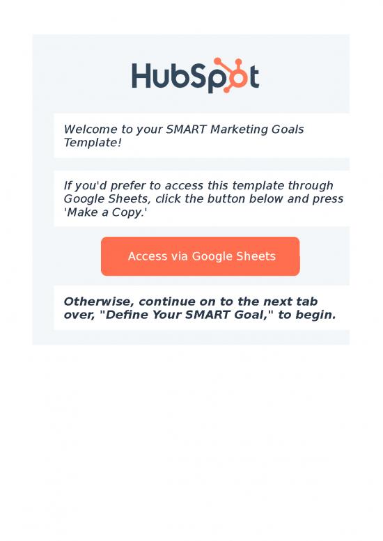 picture_Excel Sheet Download 31471 | Smart Marketing Goals Template