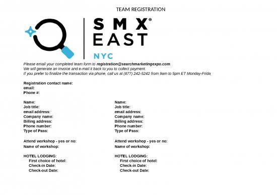 picture Billing Format In Excel Free Download 30863 | Smx East Team Registration Form