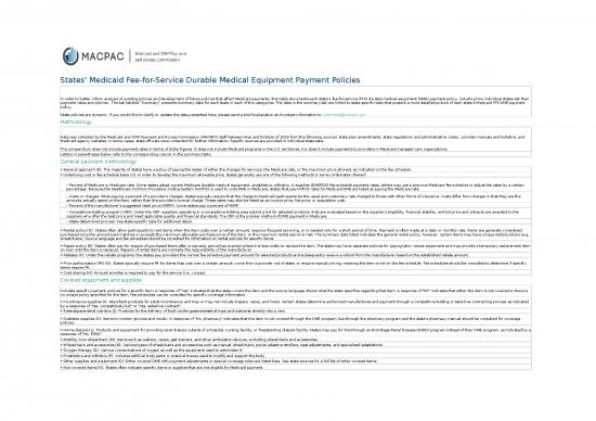 picture Excel Sheet Download 31154 | States Medicaid Fee For Service Durable Medical Equipment Payment Policies