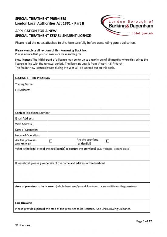 picture_Stl Application For New Licence