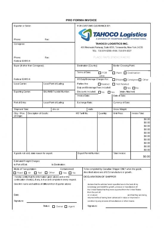 picture Excel Sheet Download 31253 | Tahoco Proforma 2012