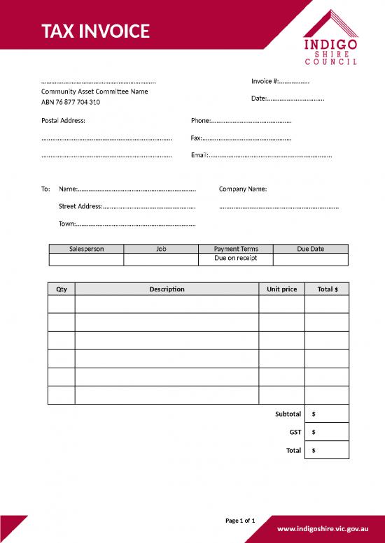 picture Receipt Template Word 30605 | Template Tax Invoice 2
