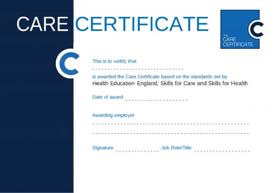 picture1_Certificate Word Format 30279 | The Care Certificate Template Word