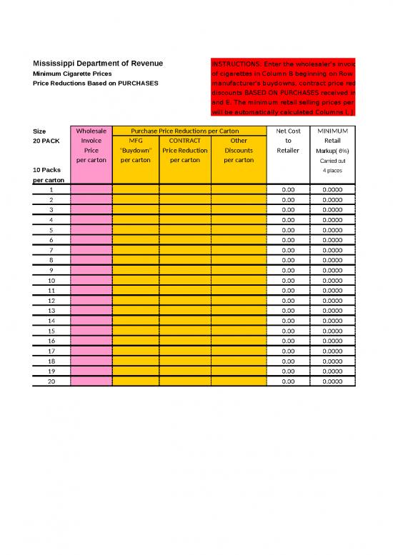 picture Excel Sheet Download 31052 | Tob Minimumpriceworksheetretail 12 13