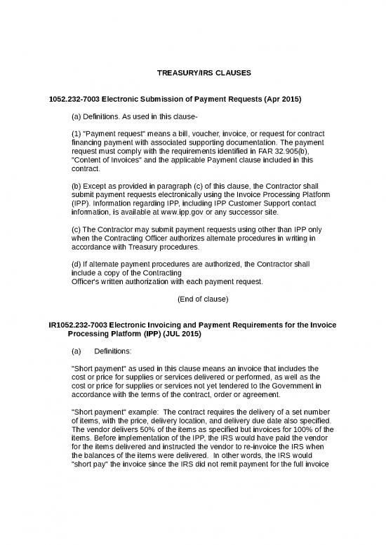 picture Electronic Flyer Templates Free 30402 | Treasury And Irs Clauses (full Text)