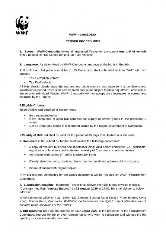 picture_Tax Invoice Format In Word 30494 | Wwf Cambodia  Tender Procedures 1 1