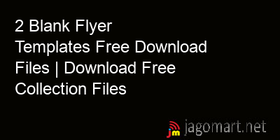 picture 2 Blank Flyer Templates Free Download Files | Download Free Collection Files
