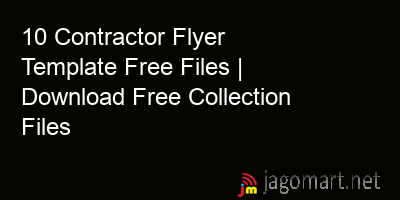 picture 10 Contractor Flyer Template Free Files | Download Free Collection Files