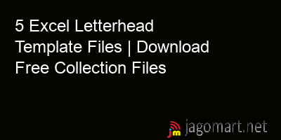 picture 5 Excel Letterhead Template Files | Download Free Collection Files