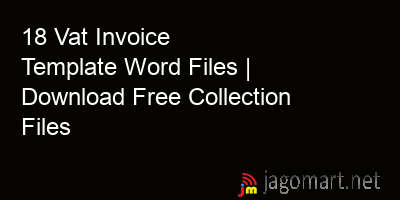 picture 18 Vat Invoice Template Word Files | Download Free Collection Files