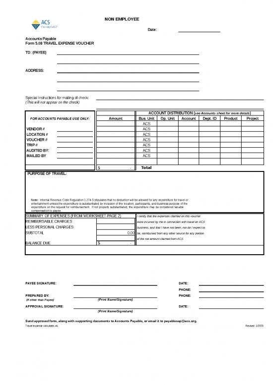 picture_Business Expense Spreadsheet 33404 | 2022 Travel Expense Voucher Non Employees