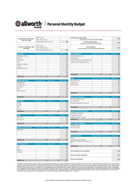 picture Expenses Format In Excel 32326 | Allworth Budget Worksheet