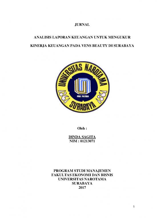 picture Laporan Pdf 34003 | Analisis Laporan Keuangan Untuk Mengukur Kinerja Keuangan Pada Vens Beauty Di Surabaya