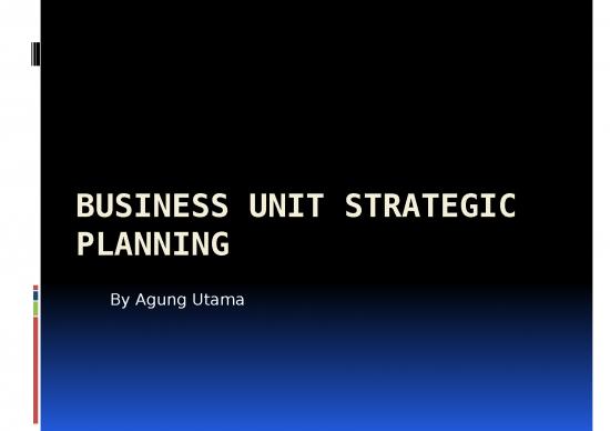 picture Business Process Template Powerpoint 32009 | Business Unit Strategic Planning