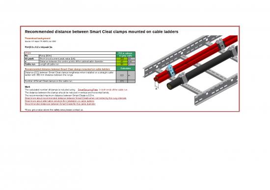 picture1_Excel Sample Sheet 33662 | Calculation Of Distance Between Smart Cleats
