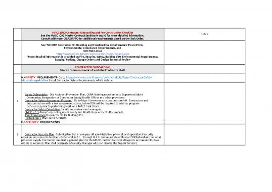 picture Checklist Template Excel Free Download 31688 | Contractor Onboarding   Preconstruction Checklist   508