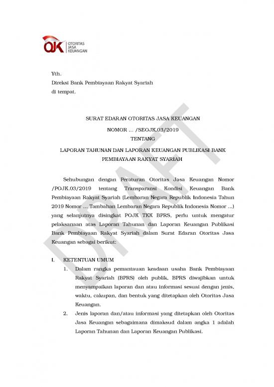 picture_Laporan Doc 34043 | Draft Rseojk Tentang Laporan Tahunan Dan Laporan Keuangan Publikasi Bank Pembiayaan Rakyat Syariah