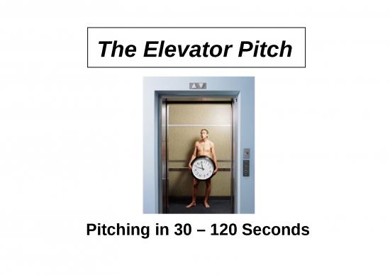 picture_Business Power Point Slides 31769 | Elevator Pitch