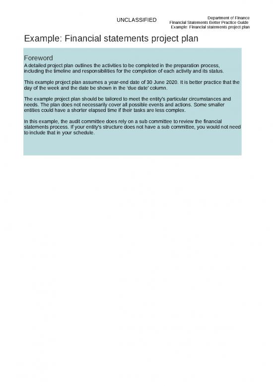picture Financial Spreadsheet 32829 | Example Financial Statements Project Plan