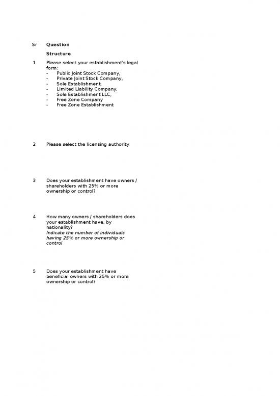 picture_Stock Sheet Excel 33174 | Excel Template For Annual Aml Cft Risk Assessment Questionnaire 2021