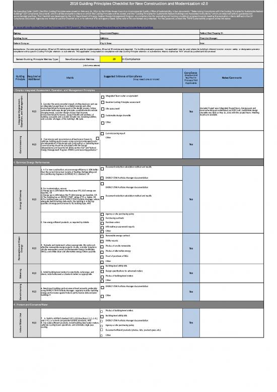 picture Checklist Template Excel Free Download 31655 | Guiding Principles Checklist Ncm