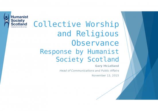 picture Report Ppt 32147 | Hss Response To Collective Worship And Religious Observance In Schools Nov 2015