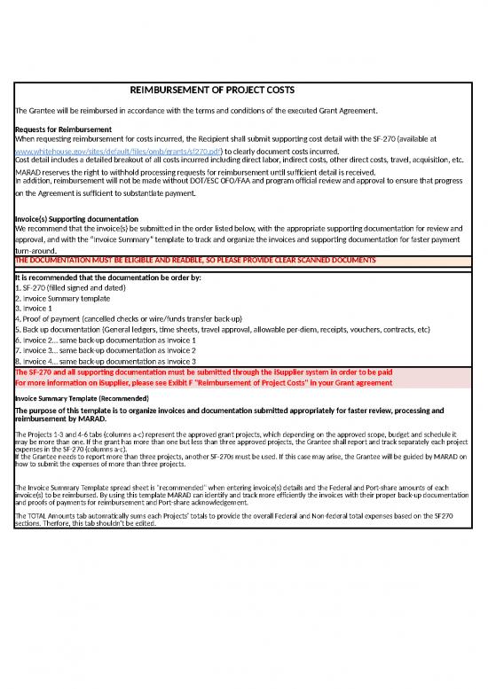 picture1_Cost Sheet Format In Excel 33623 | Invoices Summary Reimbursement Req