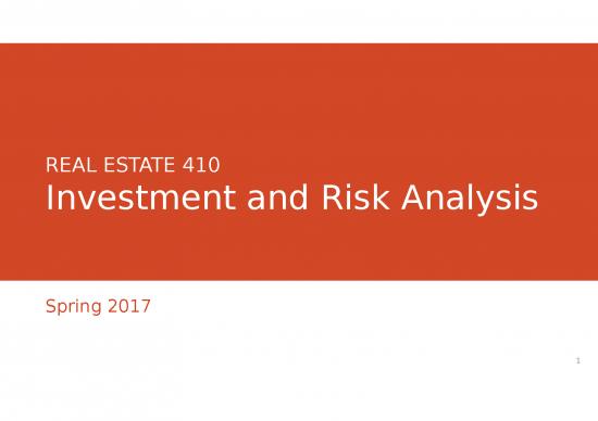 picture Financial Presentation Power Point 31757 | Lecture 15 Investment And Risk Analysis
