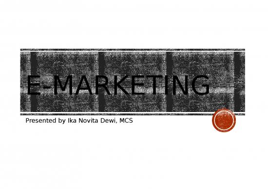 picture Business Power Point Slides 31798 | Lecture 7   E Marketing