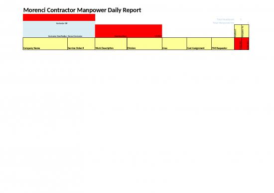 picture_Daily Report Format In Excel Free Download 31602 | Manpower Reporting Template Copy
