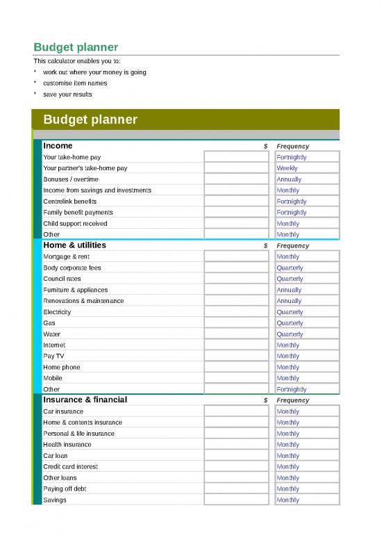 picture_Monthly Budget Template 32653 | Money Smart Budget Planner Data