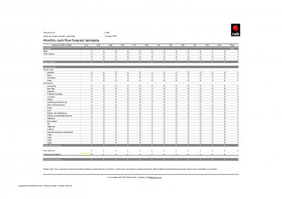 picture1_Excel Sample Sheet 33637 | Monthly Cash Flow Forecast Template
