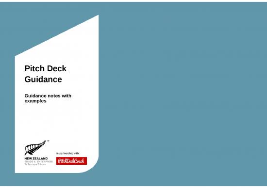 picture Business Power Point Slides 32055 | Nzte Pitch Deck With Guidance Notes