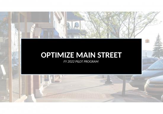 picture Business Process Template Powerpoint 32180 | Optimize Main Street Presentation Mms Communities