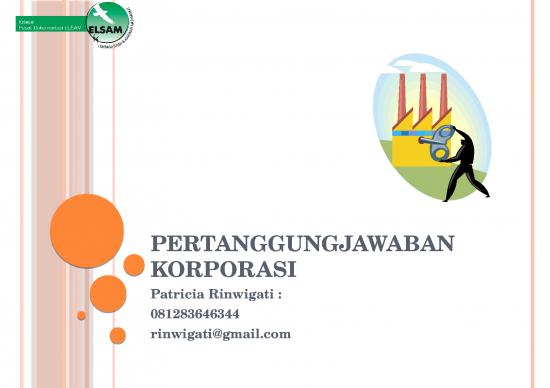picture Business Power Point Slides 31975 | Pertanggungjawaban Korporasi Patricia Rinwigati Ririn